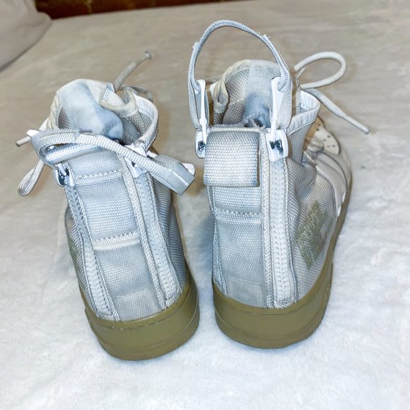 Zip Back Nike White Airforce 1s - Picture 3 of 5